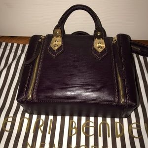 Henri Bendel A-List Mini Embossed Satchel